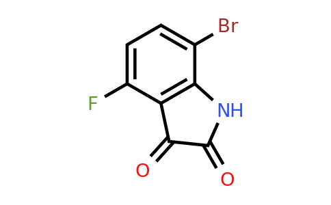 1245648-36-5 | 7-Bromo-4-fluoroindoline-2,3-dione