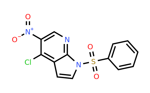 1245649-52-8 | 1-(Benzenesulfonyl)-4-chloro-5-nitro-1H-pyrrolo[2,3-b]pyridine