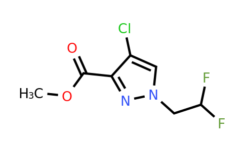 1245772-36-4 | Methyl 4-chloro-1-(2,2-difluoroethyl)-1h-pyrazole-3-carboxylate
