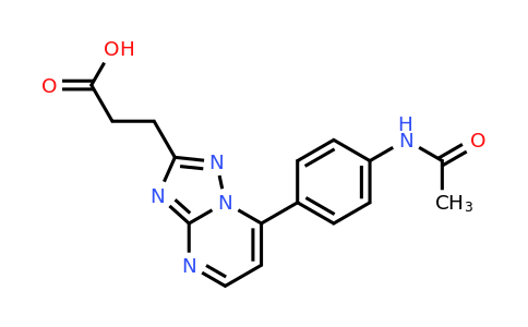 1245807-23-1 | 3-[7-(4-acetamidophenyl)-[1,2,4]triazolo[1,5-a]pyrimidin-2-yl]propanoic acid