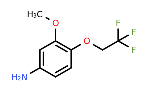 1245823-98-6 | 3-Methoxy-4-(2,2,2-trifluoroethoxy)aniline