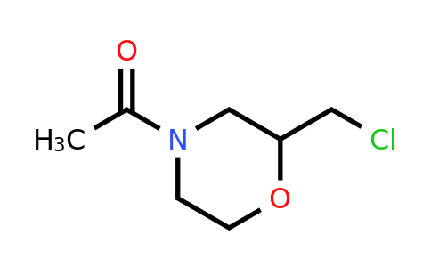 1-[2-(Chloromethyl)morpholin-4-yl]ethan-1-one