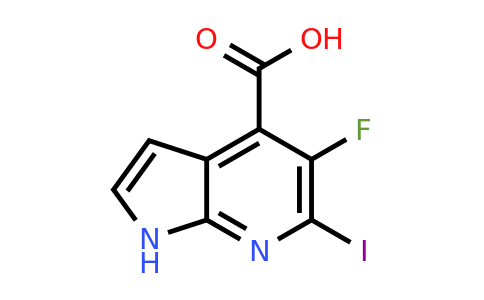 5-Fluoro-6-iodo-1H-pyrrolo[2,3-b]pyridine-4-carboxylic acid