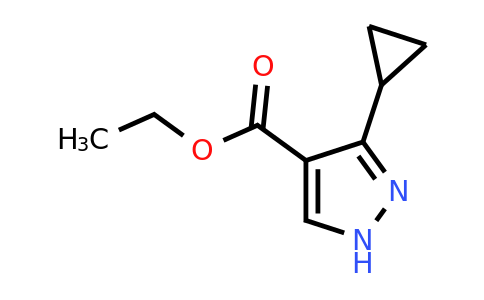 1246471-38-4 | Ethyl 3-cyclopropyl-1H-pyrazole-4-carboxylate