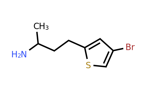 1247073-69-3 | 4-(4-Bromothiophen-2-yl)butan-2-amine
