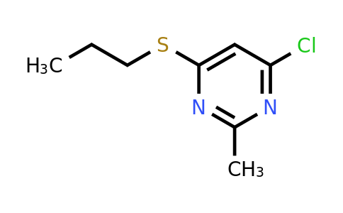 1247097-99-9 | 4-Chloro-2-methyl-6-(propylthio)pyrimidine