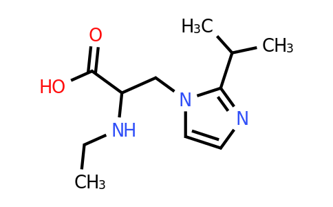 1247146-17-3 | 2-(Ethylamino)-3-(2-isopropyl-1h-imidazol-1-yl)propanoic acid