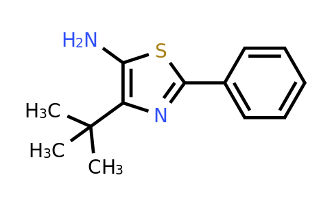 4-Tert-butyl-2-phenyl-1,3-thiazol-5-amine