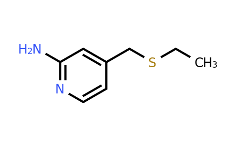4-[(ethylsulfanyl)methyl]pyridin-2-amine