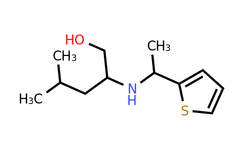 1247234-26-9 | 4-Methyl-2-((1-(thiophen-2-yl)ethyl)amino)pentan-1-ol