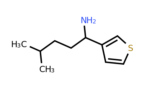 1247237-91-7 | 4-Methyl-1-(thiophen-3-yl)pentan-1-amine