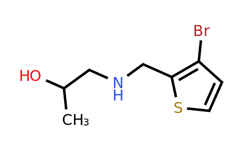 1247238-03-4 | 1-(((3-Bromothiophen-2-yl)methyl)amino)propan-2-ol