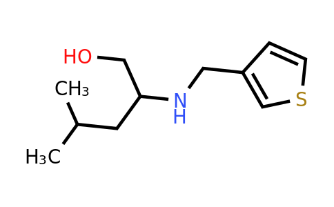 1247239-78-6 | 4-Methyl-2-((thiophen-3-ylmethyl)amino)pentan-1-ol