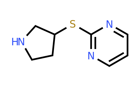 1247438-29-4 | 2-(Pyrrolidin-3-ylthio)pyrimidine
