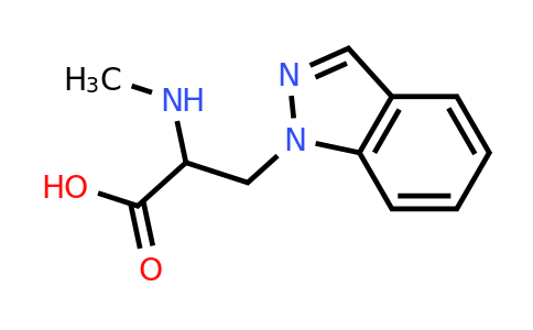 1247480-33-6 | 3-(1h-Indazol-1-yl)-2-(methylamino)propanoic acid