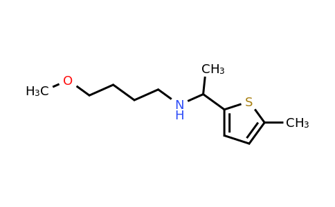 1247539-10-1 | 4-Methoxy-N-(1-(5-methylthiophen-2-yl)ethyl)butan-1-amine