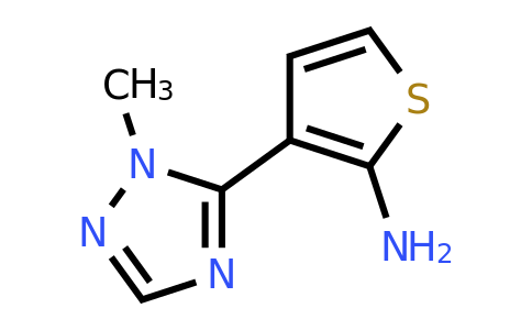 1247602-07-8 | 3-(1-Methyl-1h-1,2,4-triazol-5-yl)thiophen-2-amine