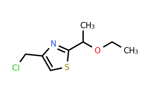 1247625-25-7 | 4-(Chloromethyl)-2-(1-ethoxyethyl)-1,3-thiazole