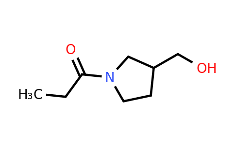 1247626-90-9 | 1-[3-(Hydroxymethyl)pyrrolidin-1-yl]propan-1-one