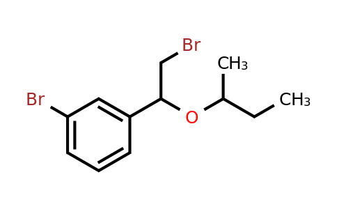 1-Bromo-3-(2-bromo-1-(sec-butoxy)ethyl)benzene