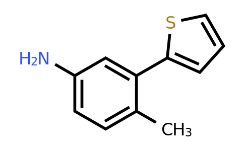 1247679-36-2 | 4-Methyl-3-(thiophen-2-yl)aniline