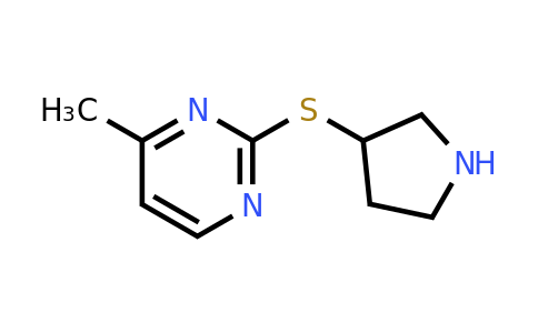 1247707-97-6 | 4-Methyl-2-(pyrrolidin-3-ylthio)pyrimidine