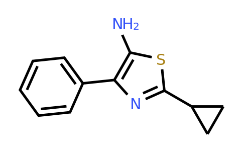 2-Cyclopropyl-4-phenyl-1,3-thiazol-5-amine