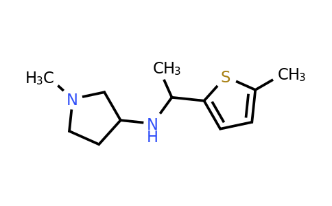 1247756-11-1 | 1-Methyl-N-(1-(5-methylthiophen-2-yl)ethyl)pyrrolidin-3-amine