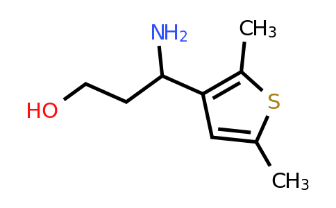 1247756-31-5 | 3-Amino-3-(2,5-dimethylthiophen-3-yl)propan-1-ol