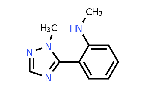 1247834-25-8 | n-Methyl-2-(1-methyl-1h-1,2,4-triazol-5-yl)aniline
