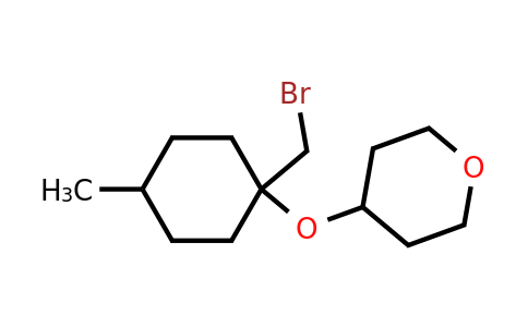 4-((1-(Bromomethyl)-4-methylcyclohexyl)oxy)tetrahydro-2h-pyran