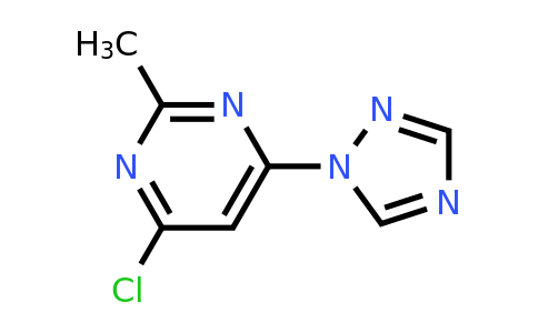1247897-60-4 | 4-Chloro-2-methyl-6-(1h-1,2,4-triazol-1-yl)pyrimidine