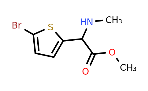 1248029-63-1 | Methyl 2-(5-bromothiophen-2-yl)-2-(methylamino)acetate