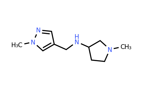 1-Methyl-N-((1-methyl-1h-pyrazol-4-yl)methyl)pyrrolidin-3-amine