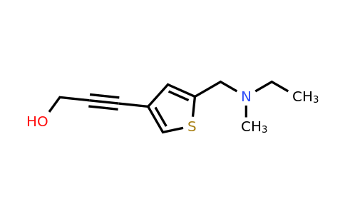 1248065-84-0 | 3-(5-((Ethyl(methyl)amino)methyl)thiophen-3-yl)prop-2-yn-1-ol