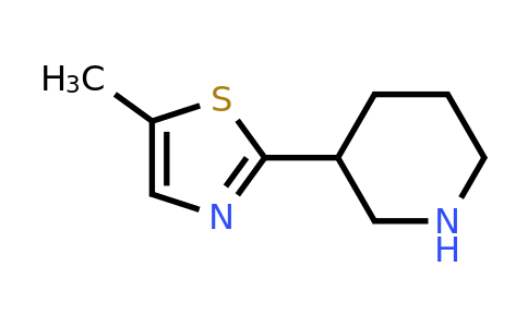 1248102-35-3 | 3-(5-Methyl-1,3-thiazol-2-yl)piperidine