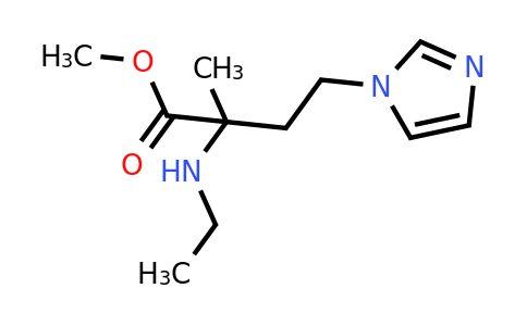1248110-59-9 | Methyl 2-(ethylamino)-4-(1h-imidazol-1-yl)-2-methylbutanoate
