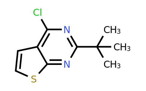 1248117-06-7 | 2-(Tert-butyl)-4-chlorothieno[2,3-d]pyrimidine