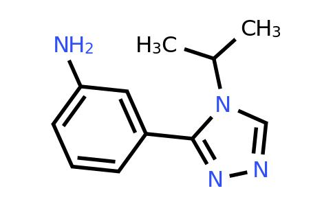 1248171-73-4 | 3-(4-Isopropyl-4H-1,2,4-triazol-3-yl)aniline