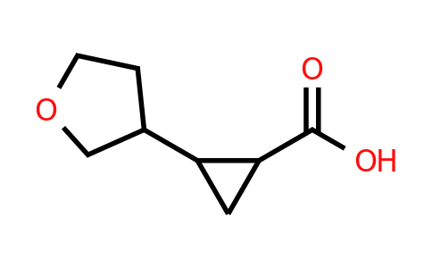 2-(Oxolan-3-yl)cyclopropane-1-carboxylic acid, mixture of diastereomers