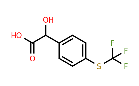 1248221-81-9 | 2-Hydroxy-2-(4-((trifluoromethyl)thio)phenyl)acetic acid