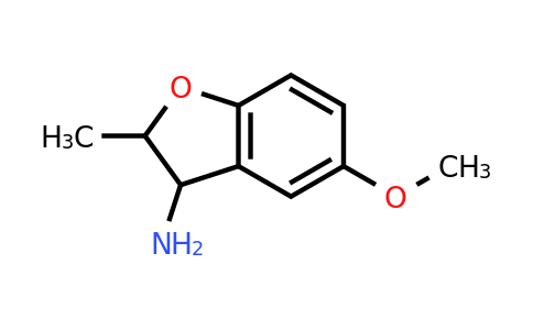 5-Methoxy-2-methyl-2,3-dihydrobenzofuran-3-amine