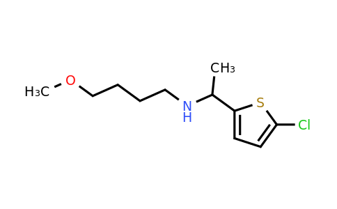 1248306-83-3 | n-(1-(5-Chlorothiophen-2-yl)ethyl)-4-methoxybutan-1-amine