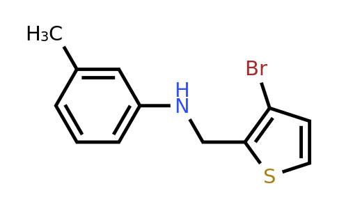 1248364-56-8 | n-((3-Bromothiophen-2-yl)methyl)-3-methylaniline