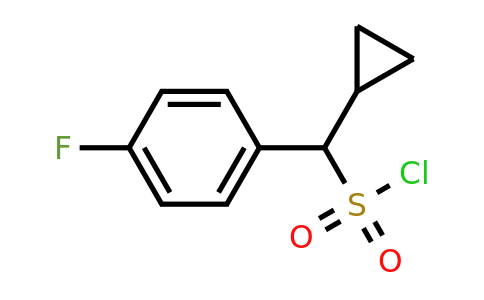 1248396-43-1 | Cyclopropyl(4-fluorophenyl)methanesulfonyl chloride