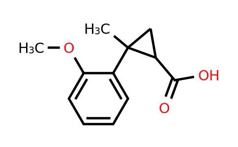 1248470-94-1 | 2-(2-Methoxyphenyl)-2-methylcyclopropane-1-carboxylic acid