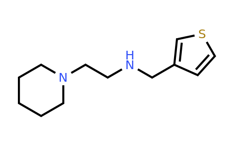 1248490-30-3 | 2-(Piperidin-1-yl)-N-(thiophen-3-ylmethyl)ethan-1-amine