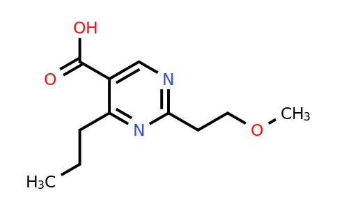1248490-59-6 | 2-(2-Methoxyethyl)-4-propylpyrimidine-5-carboxylic acid