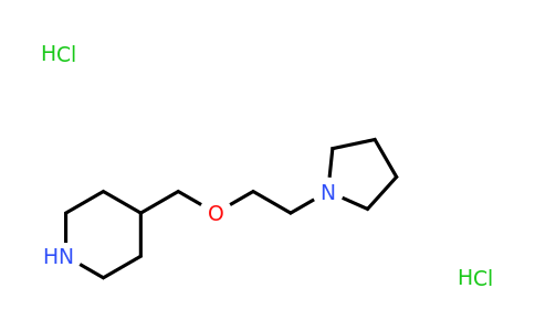 4-((2-(Pyrrolidin-1-yl)ethoxy)methyl)piperidine dihydrochloride