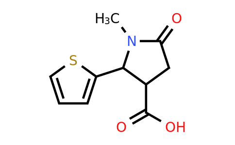 1248551-85-0 | 1-Methyl-5-oxo-2-(thiophen-2-yl)pyrrolidine-3-carboxylic acid
